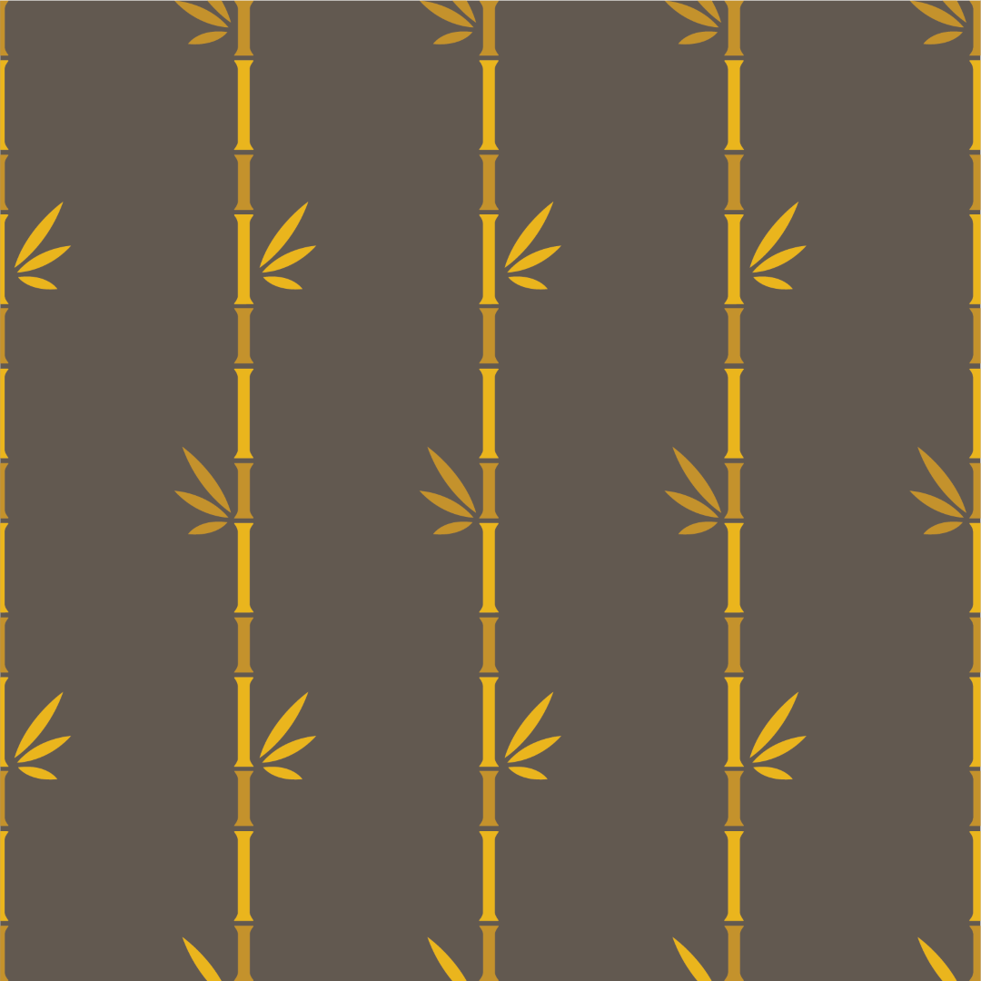 Brown and Gold Bamboo Wallpaper