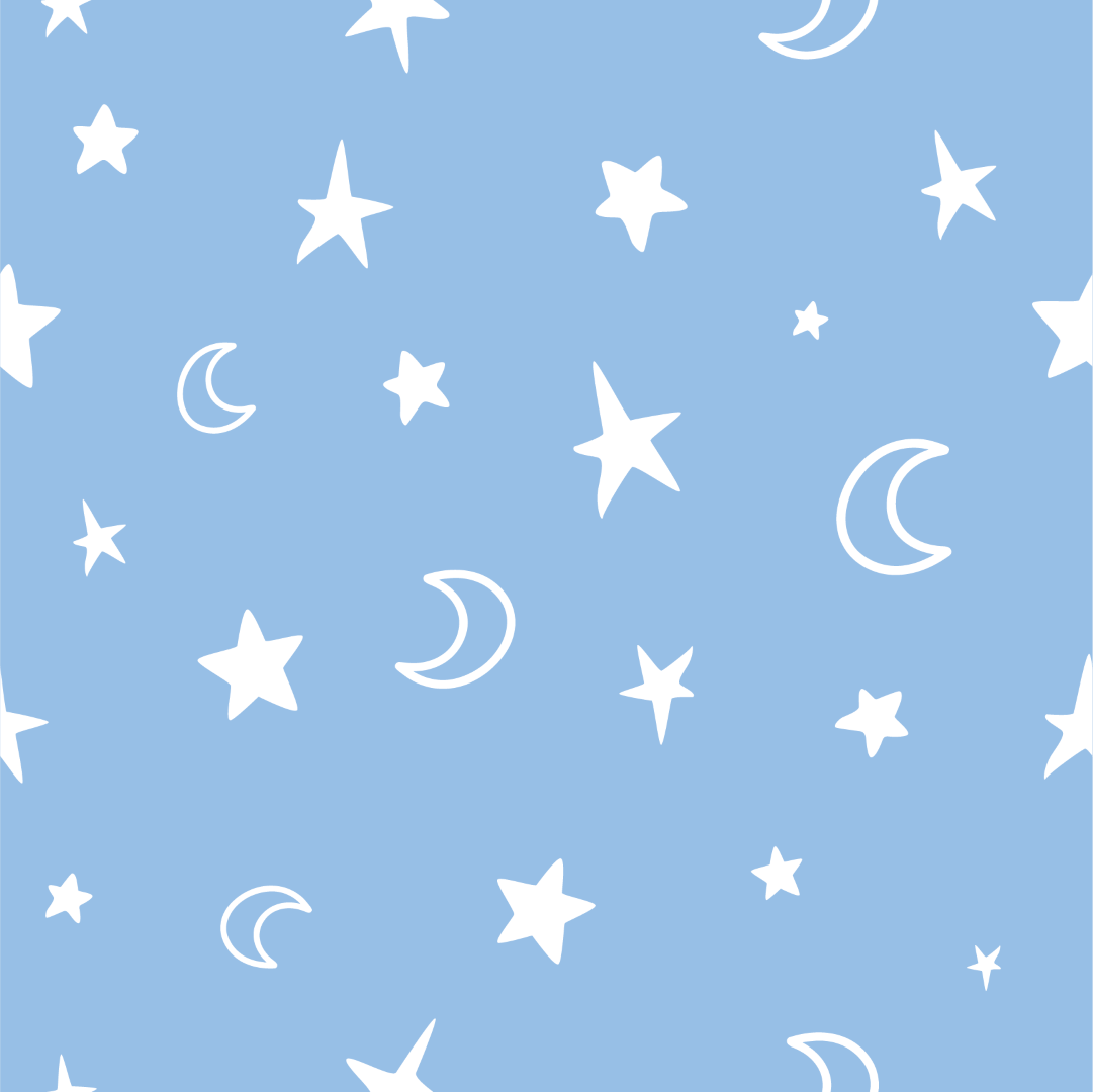 Cornflower Blue Stars Wallpaper