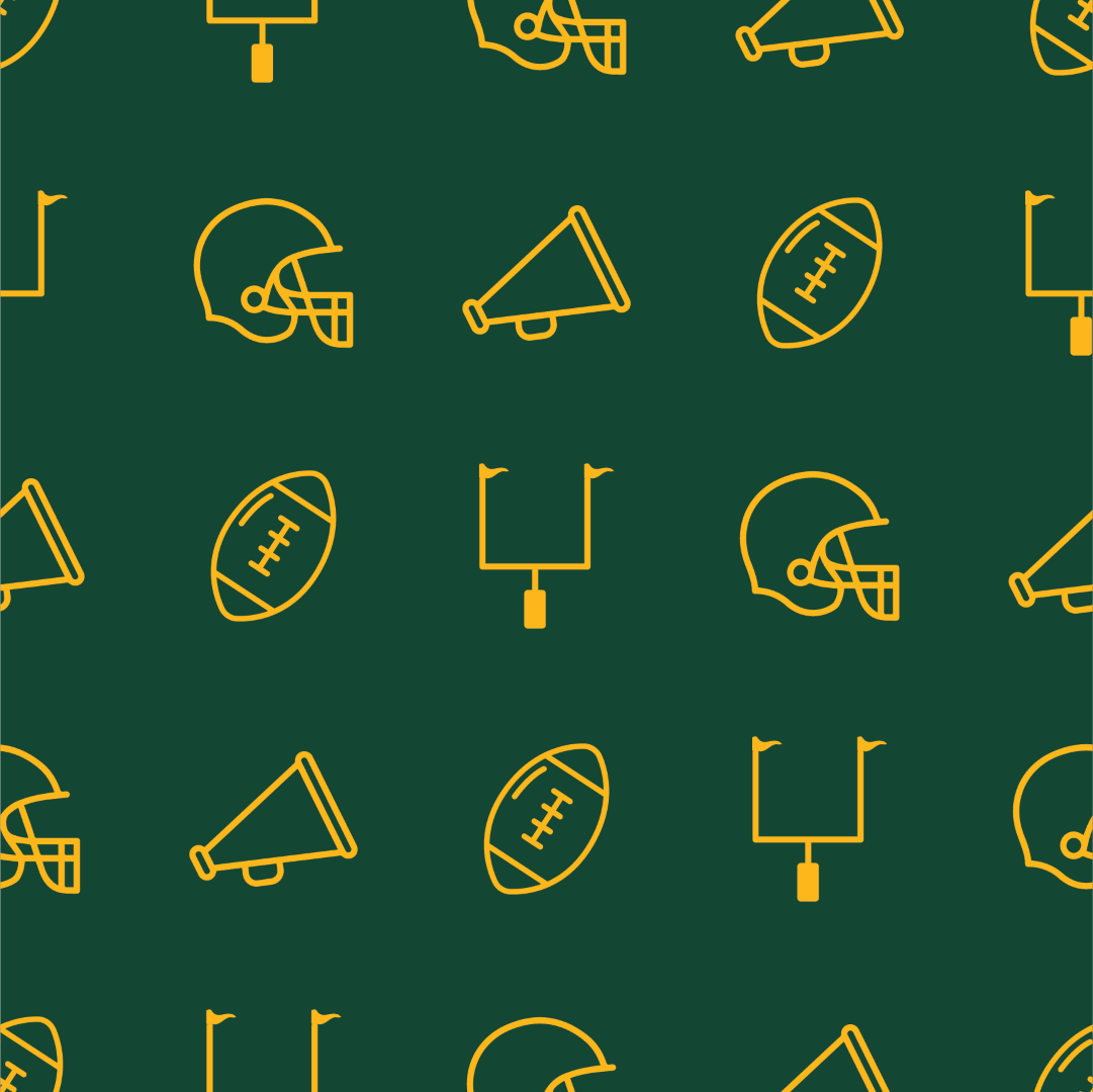 Green and Gold Football Wallpaper