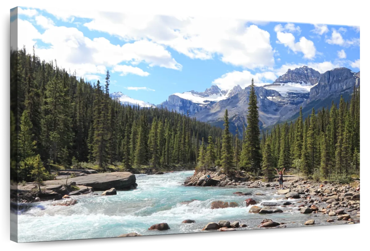 Rocky Mountains River Wall Art