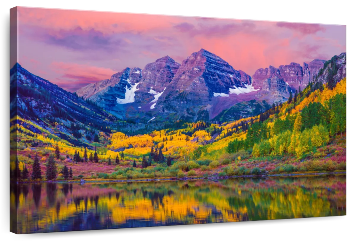 Maroon Bells Autumn Beauty Wall Art