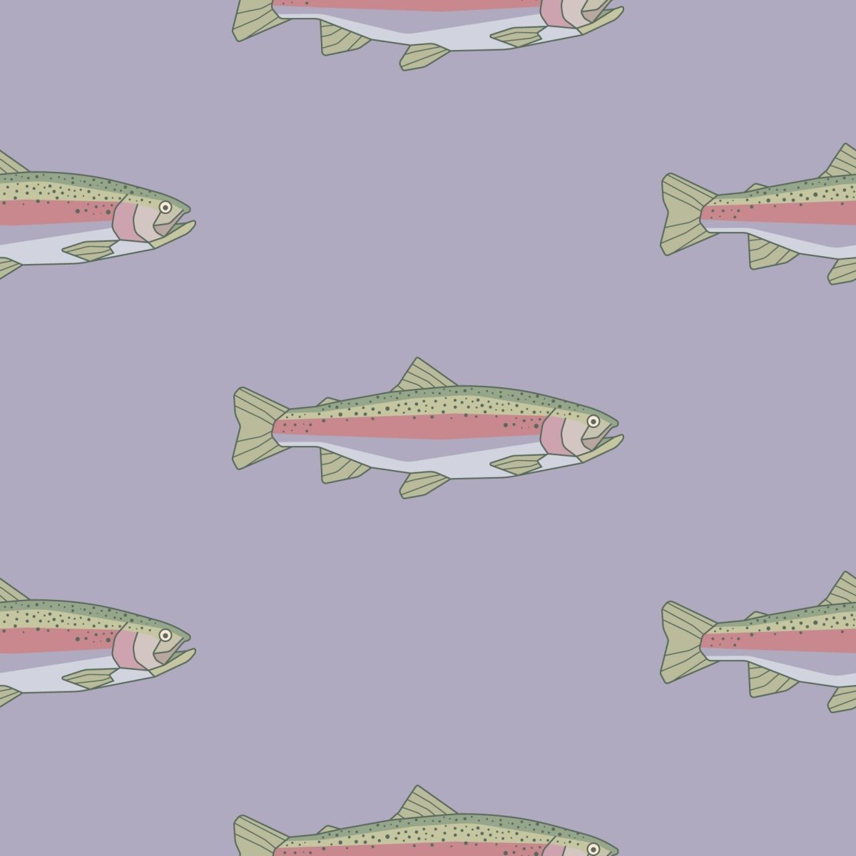 Lavender Trout Wallpaper