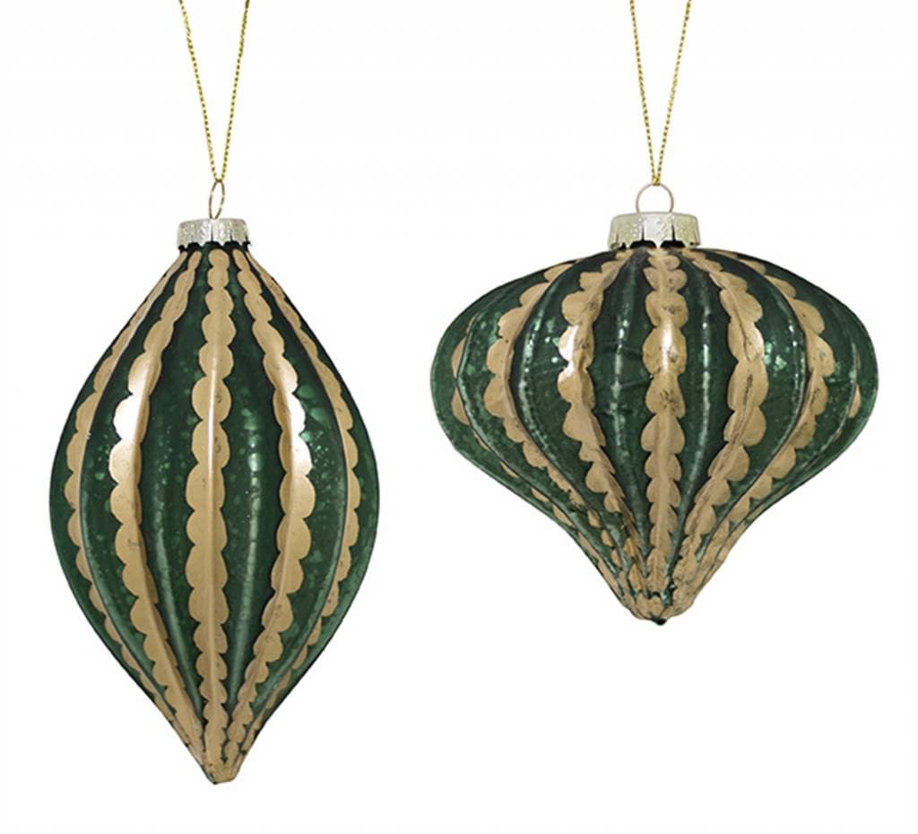 Ornament 2 Assorted Styles sold indvidually - Final Sale