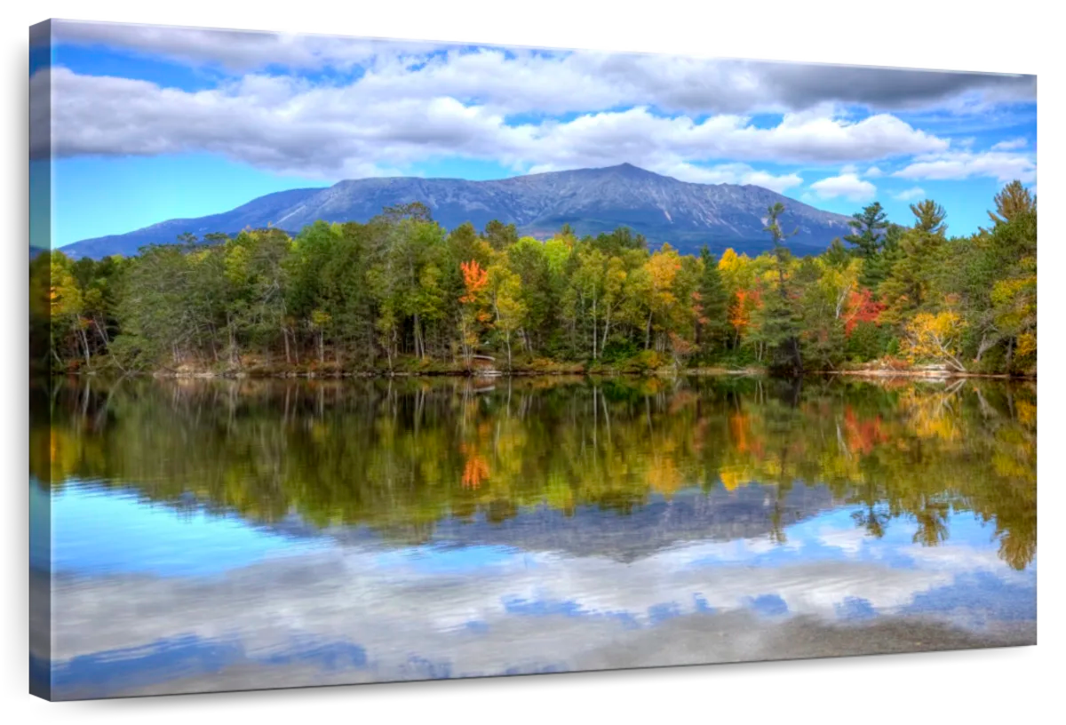 Mount Katahdin Lake Landscape Wall Art