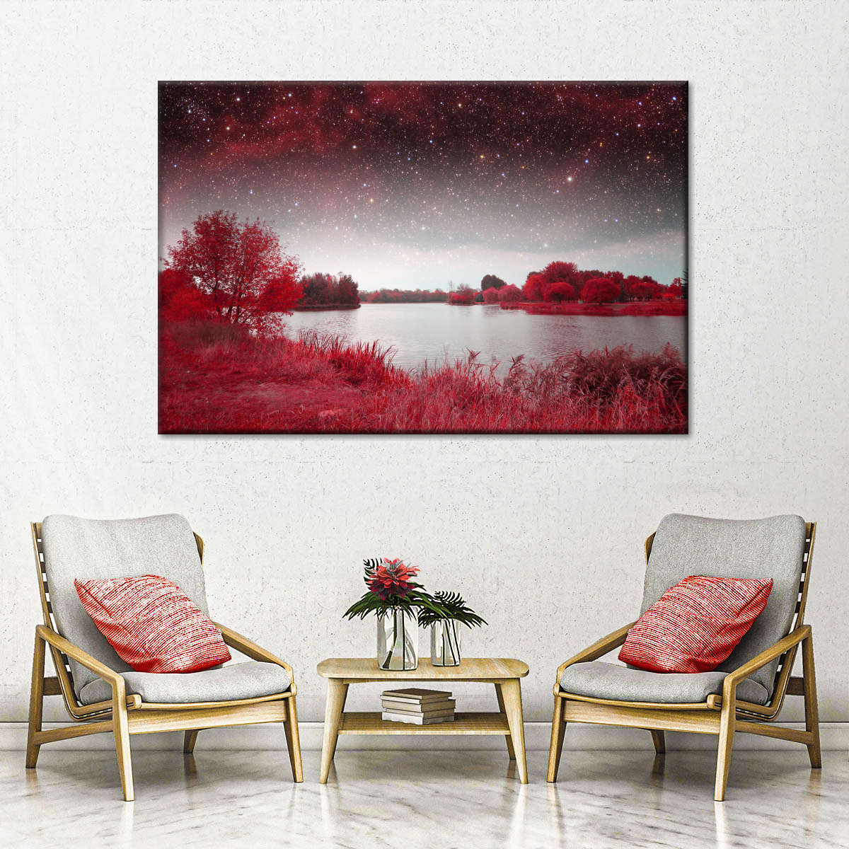 Red Mystical Spring Wall Art