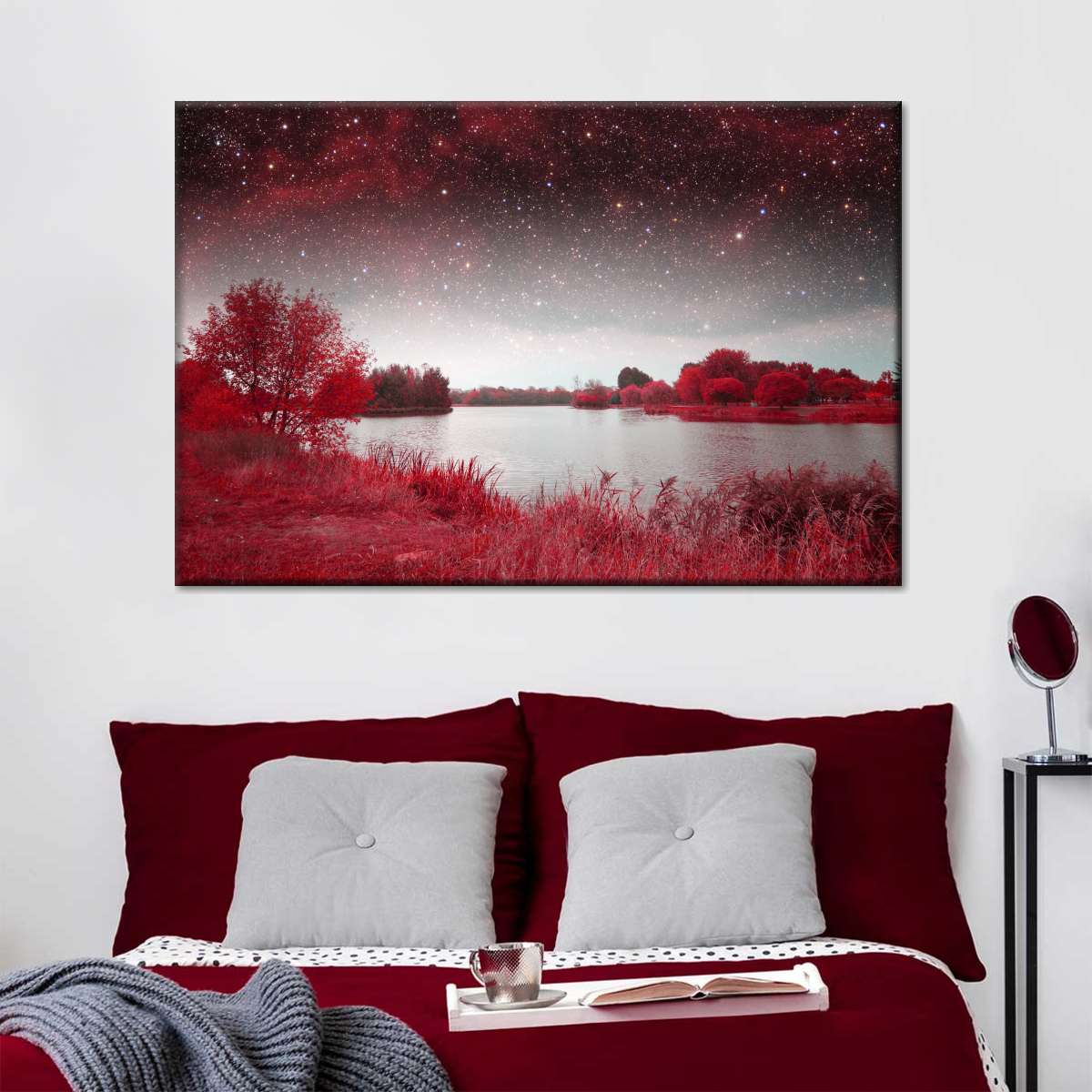 Red Mystical Spring Wall Art