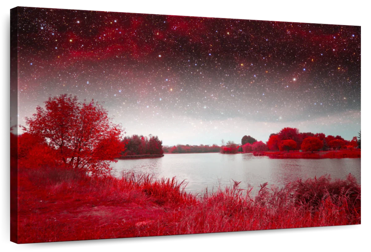 Red Mystical Spring Wall Art