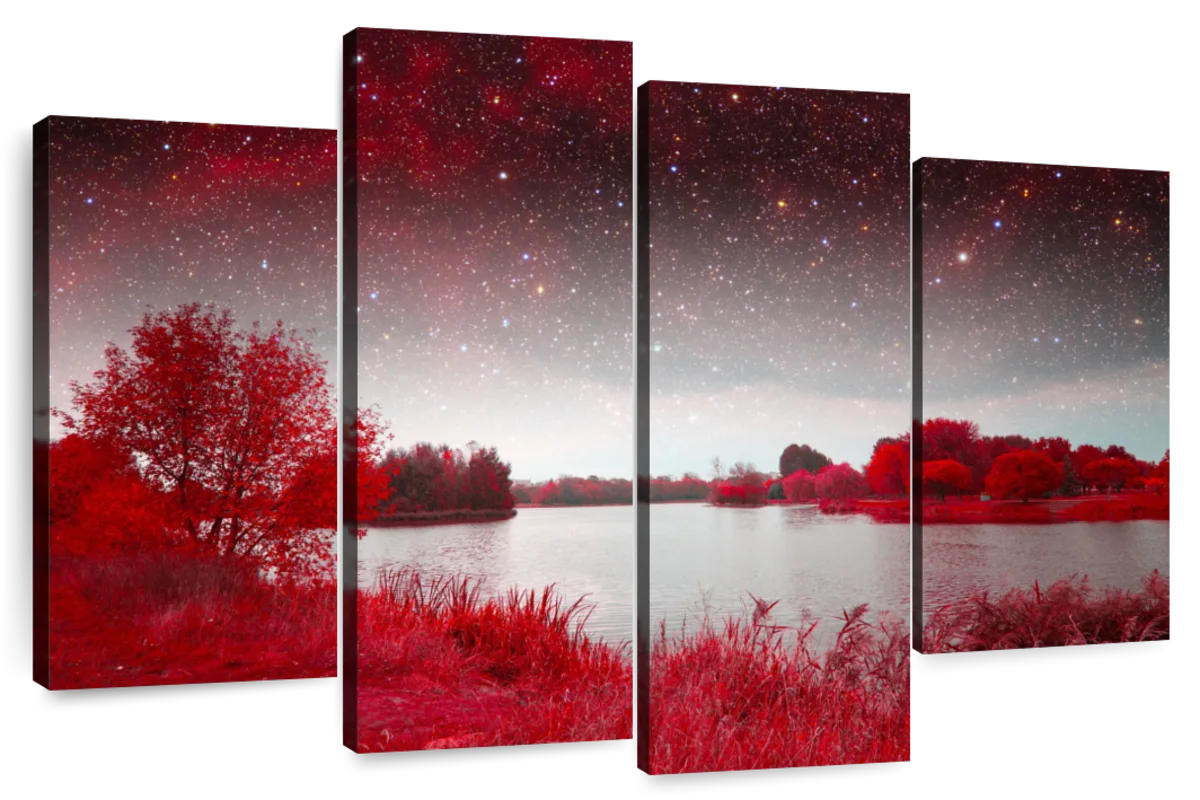 Red Mystical Spring Wall Art