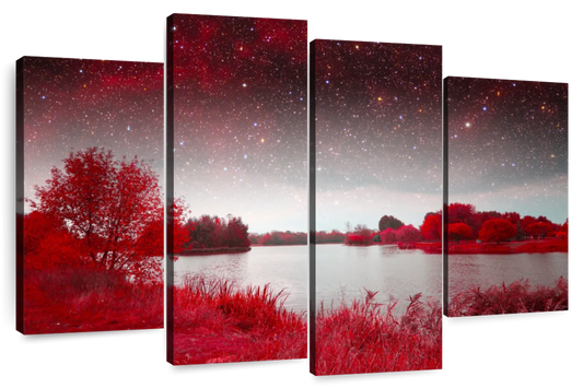 Red Mystical Spring Wall Art