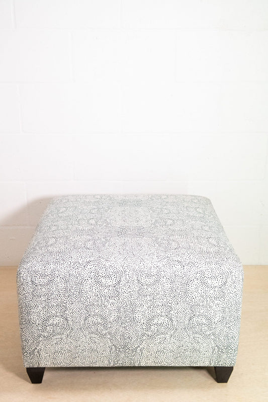 Palizada in Albatross 25" x 27" x 15" Large Ottoman