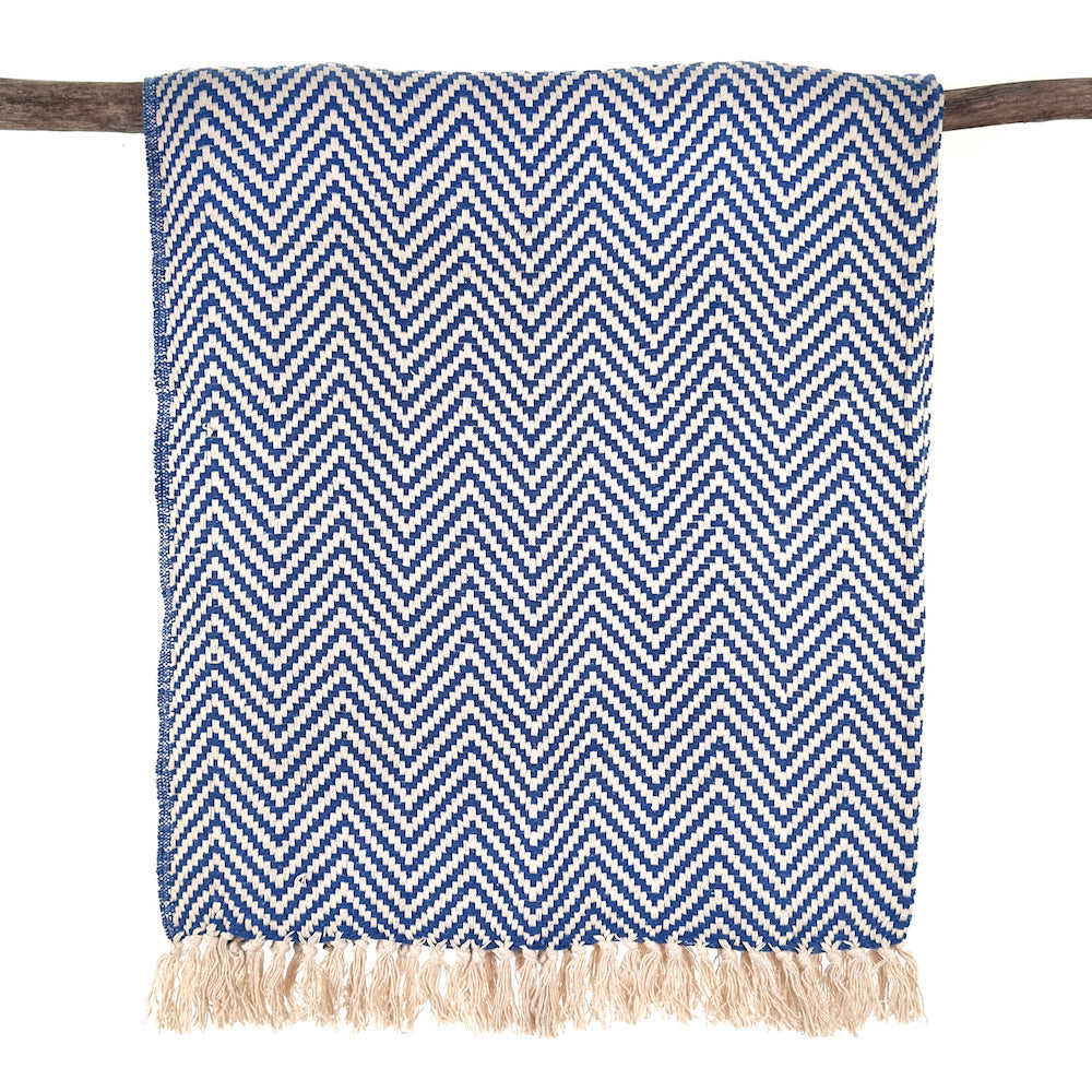 The Nascent Cara Throw Blue