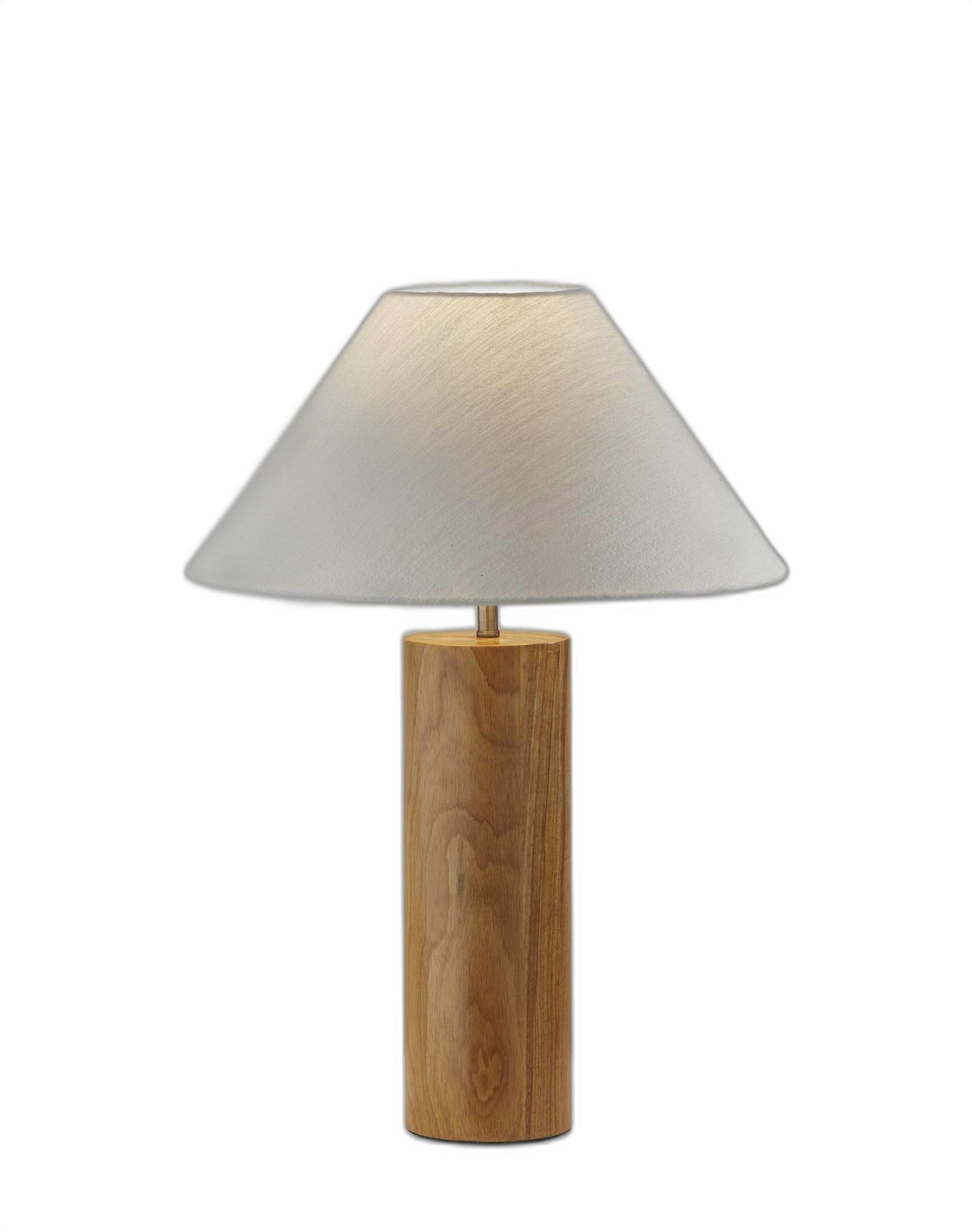 Canopy Black Wood Block Table Lamp