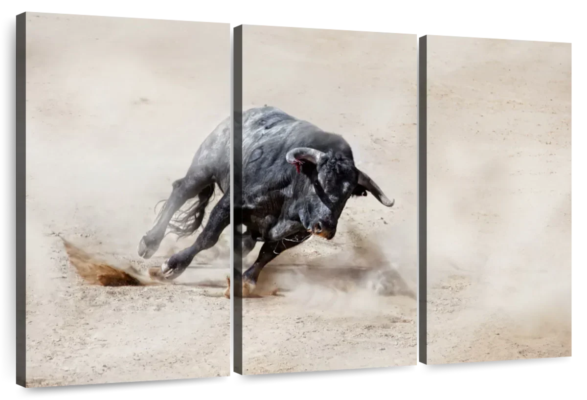 Charging Bull Wall Art