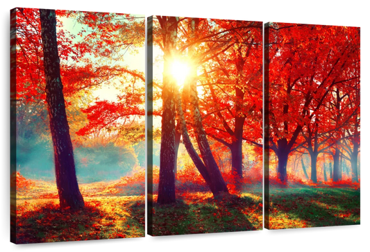 Ethereal Fall Landscape Wall Art