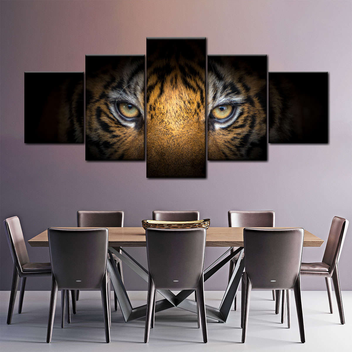 Fierce Eyes Tiger Wall Art