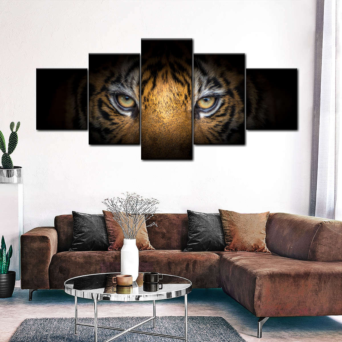 Fierce Eyes Tiger Wall Art