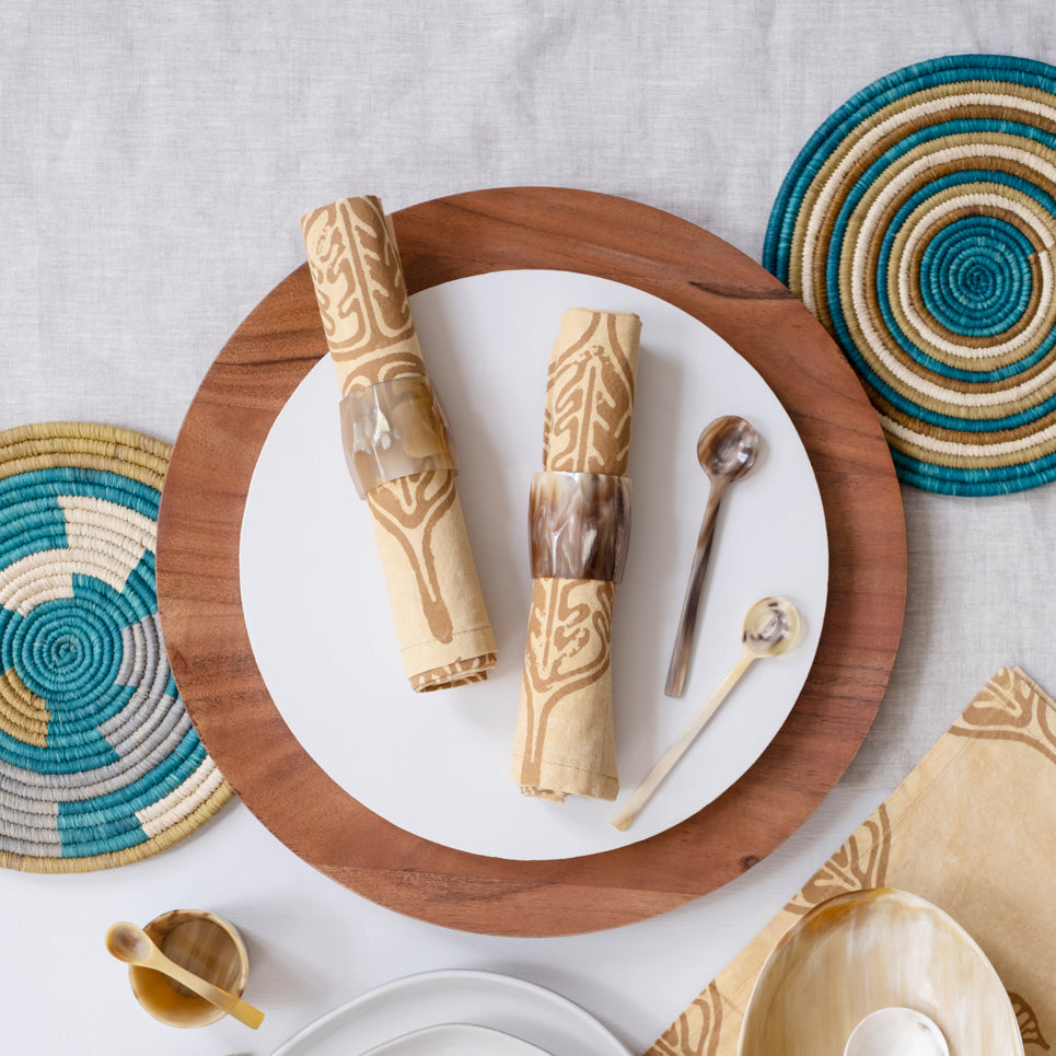 Geometric Napkin Rings