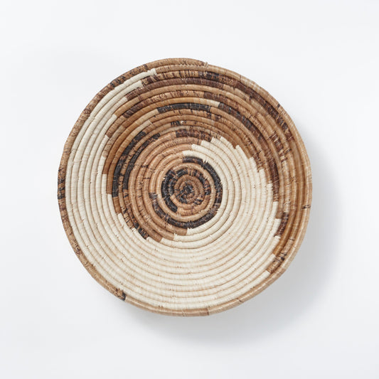 Simple Spiral Basket ~ Banana Fiber