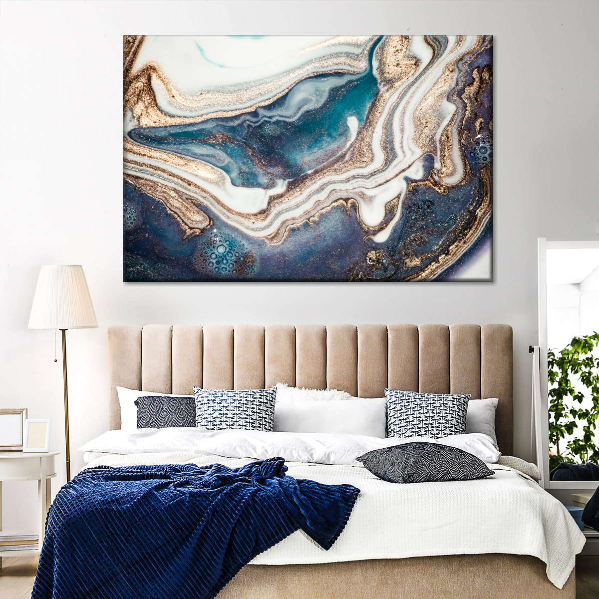 Agate Ripples Abstract Wall Art