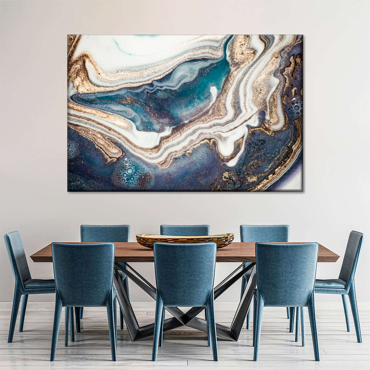 Agate Ripples Abstract Wall Art