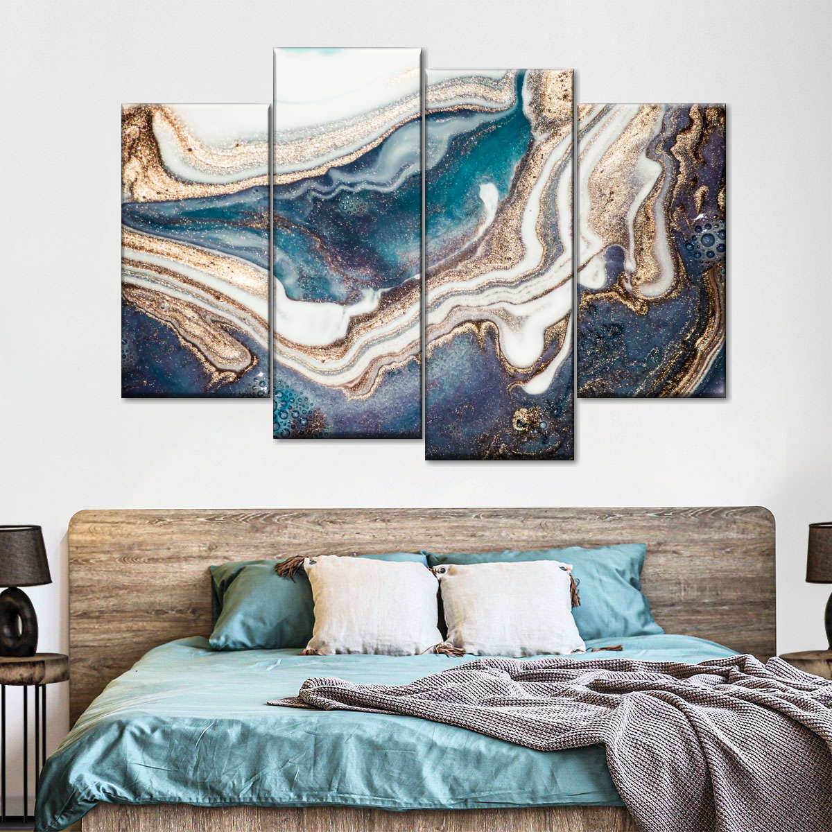 Agate Ripples Abstract Wall Art