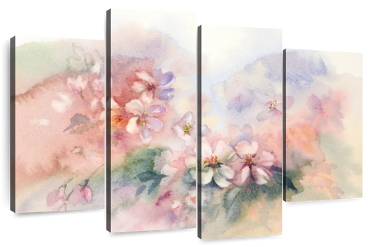 Abstract Cherry Blossom Wall Art