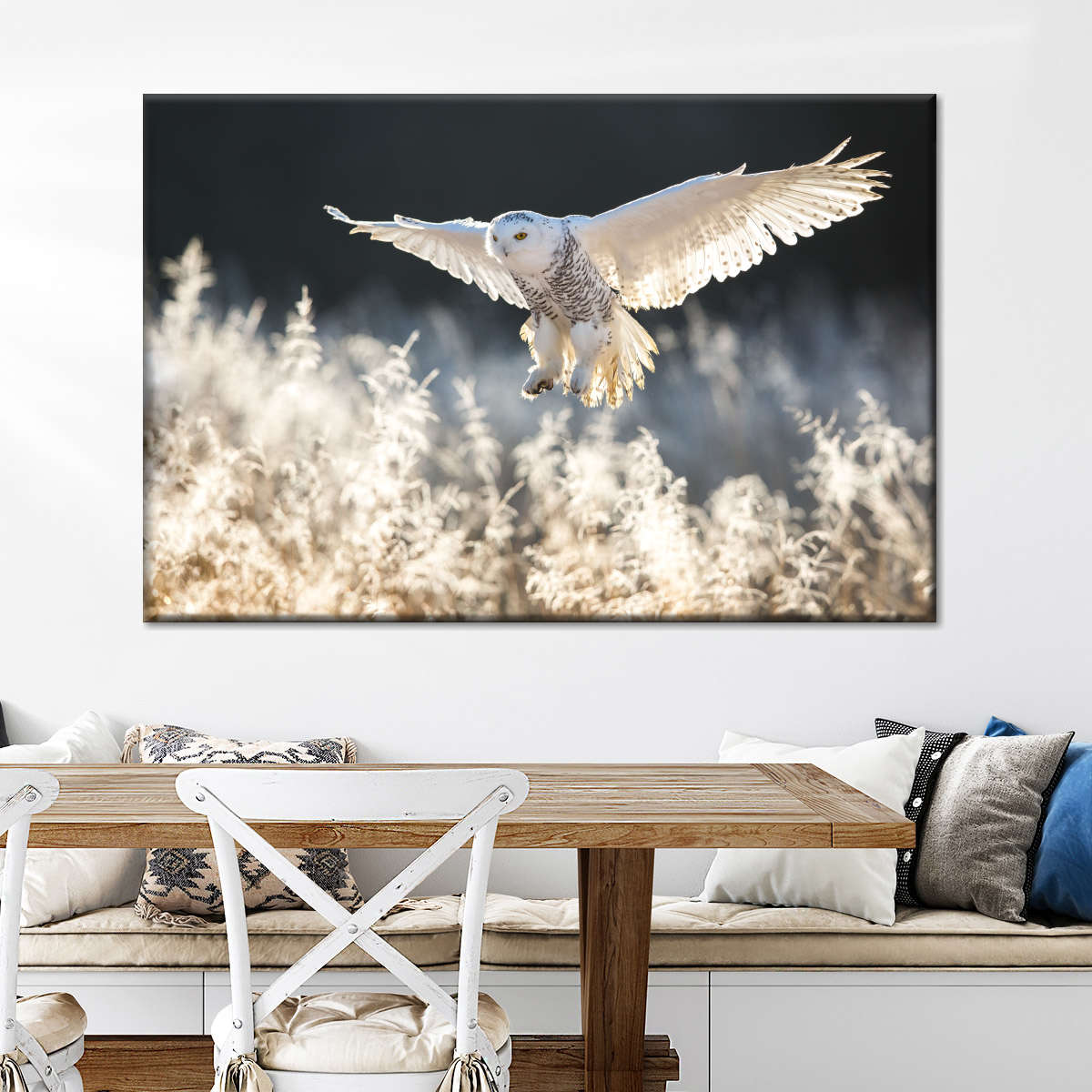 Snowy Owl Hunt Wall Art