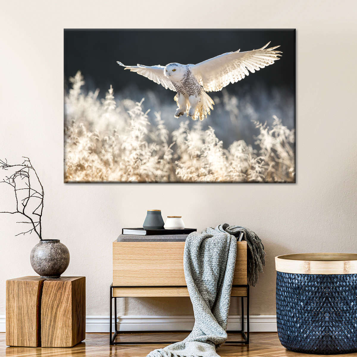 Snowy Owl Hunt Wall Art