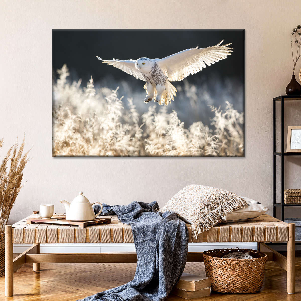 Snowy Owl Hunt Wall Art