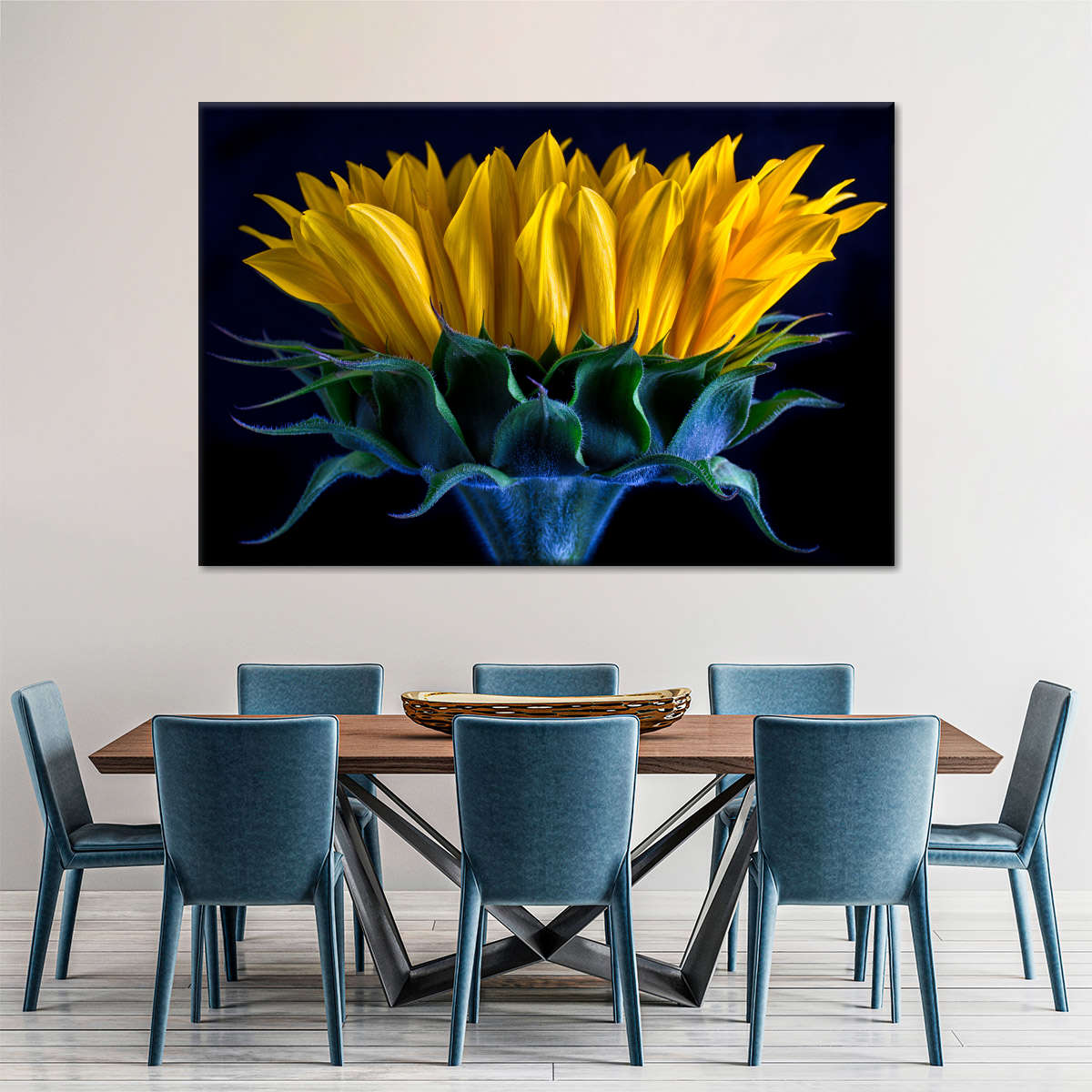 Sunflower Side View Wall Art