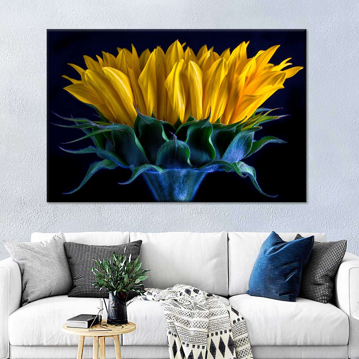 Sunflower Side View Wall Art