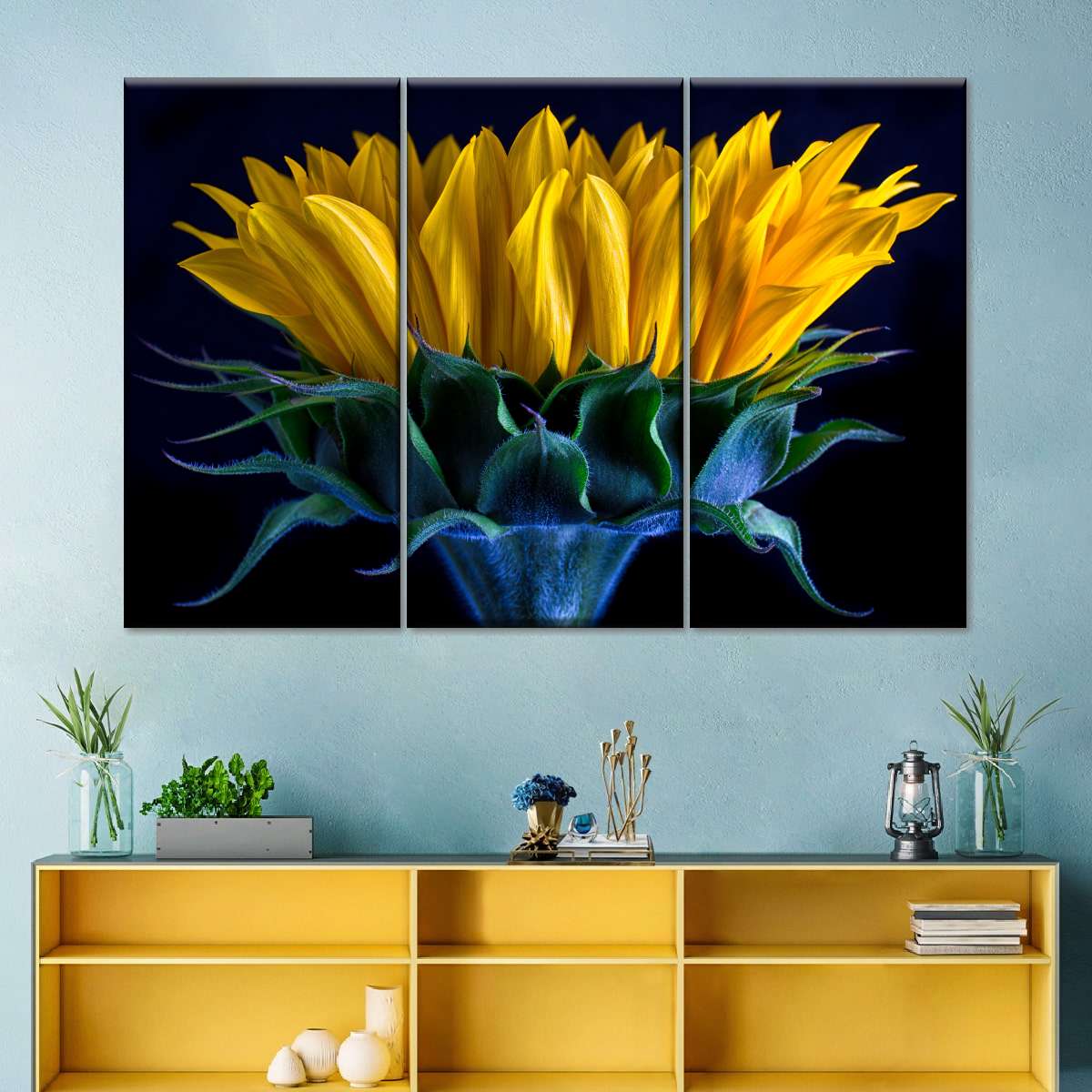 Sunflower Side View Wall Art