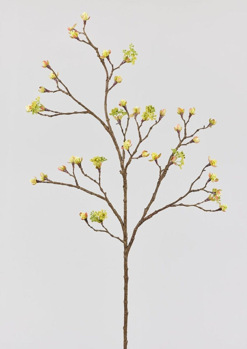 Artificial Budding Flower Branch - 42"