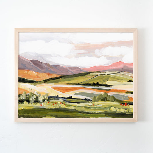 "California Hills" Art Print