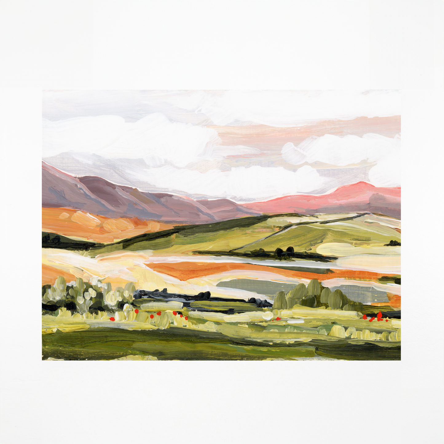 "California Hills" Art Print