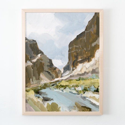 "Day River" Art Print