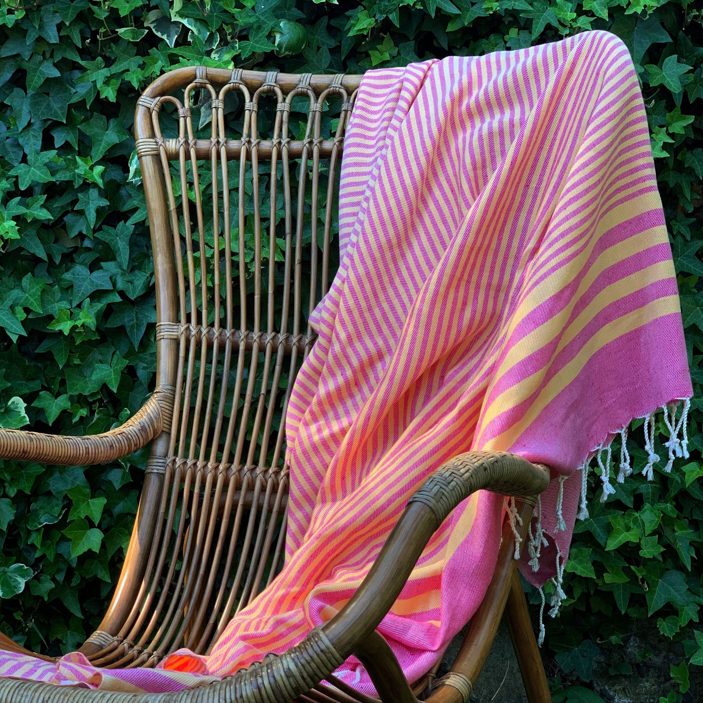 Fethiye Blanket Throw - Pink