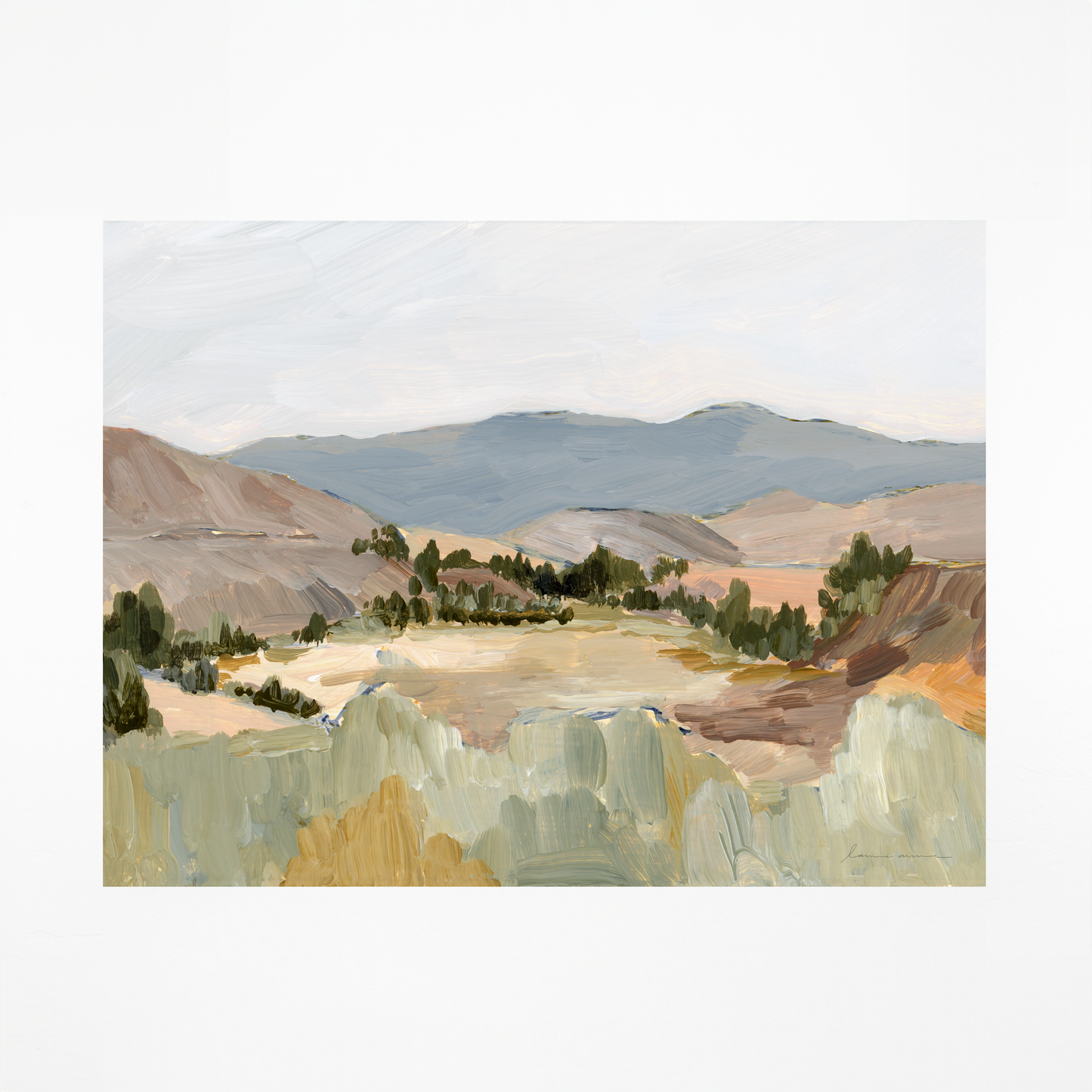 “Oregon Hills” Art Print