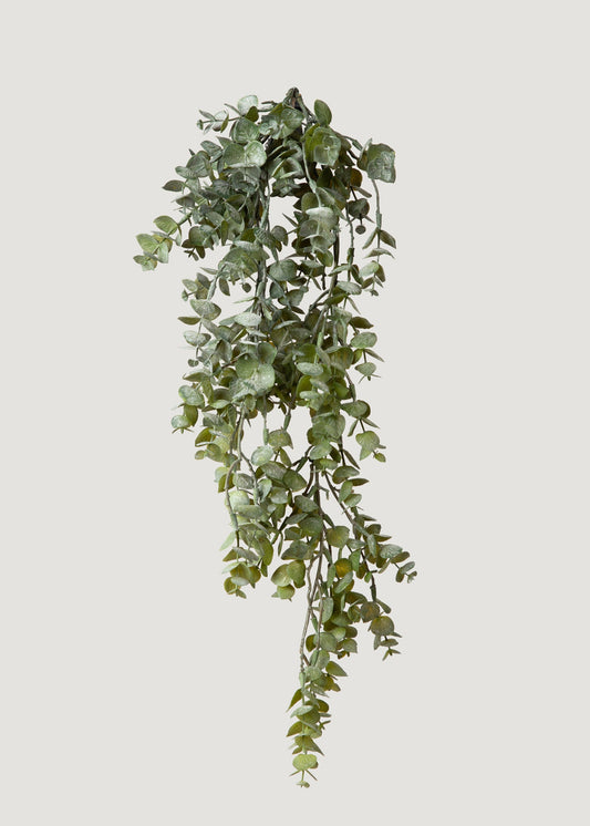 Large Faux Weeping Eucalyptus Hanging Bush - 32"