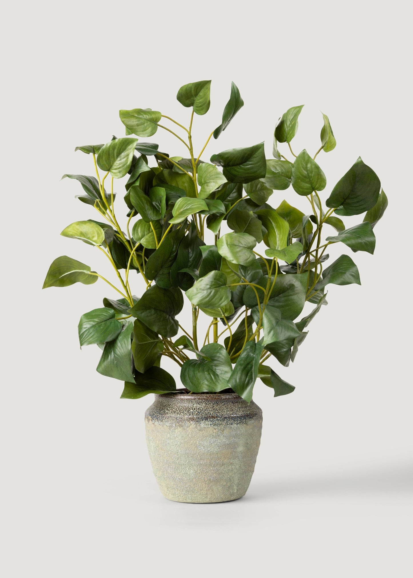 Faux Philodendron Tropical Leaves Plant - 28"