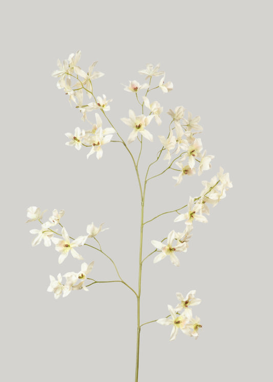 Faux Dancing Oncidium Orchid Branch - 46.5"