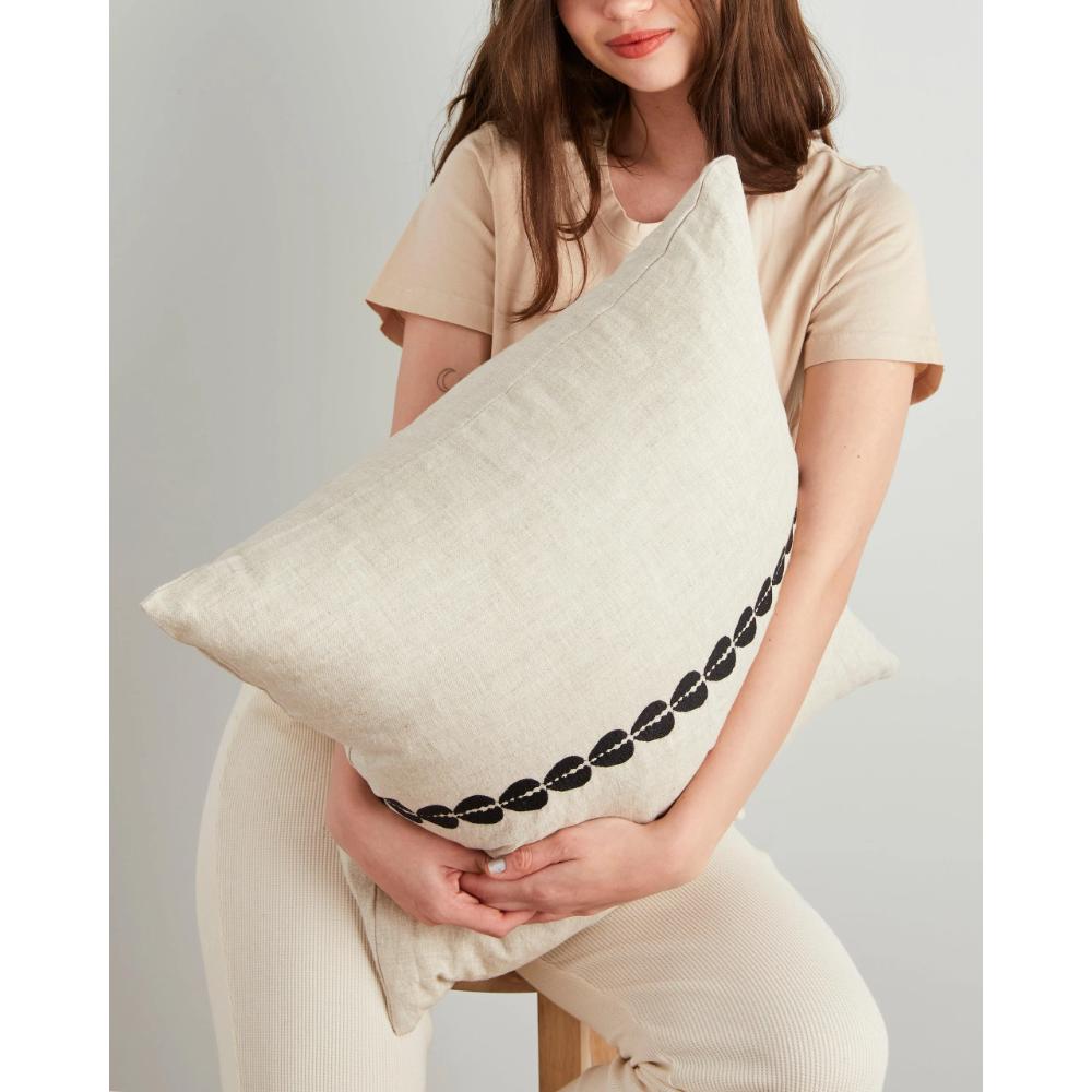 Cowrie Pillow - Natural