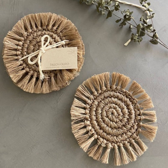 Fringes Coaster - set of 4