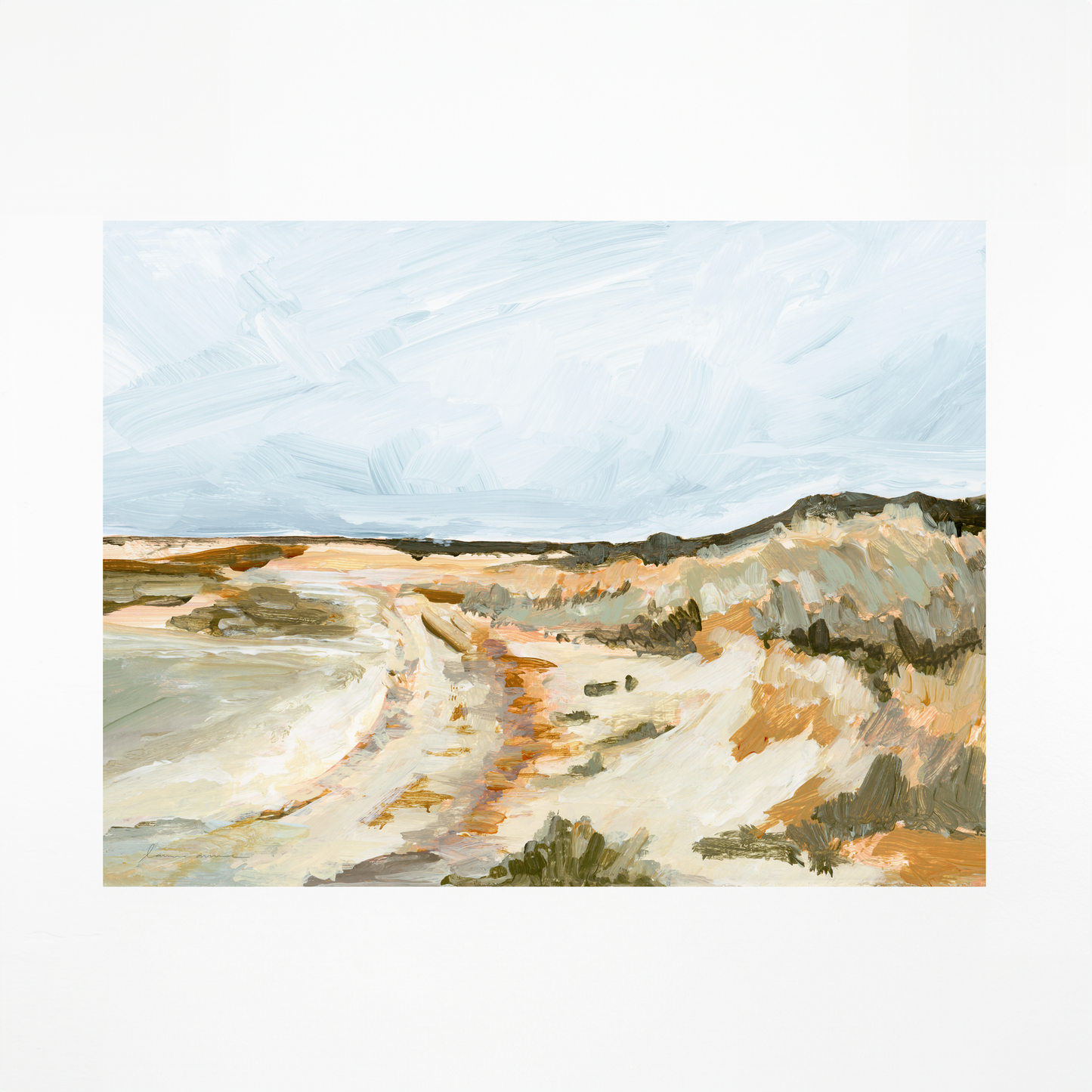 "Seaside Dunes" Art Print