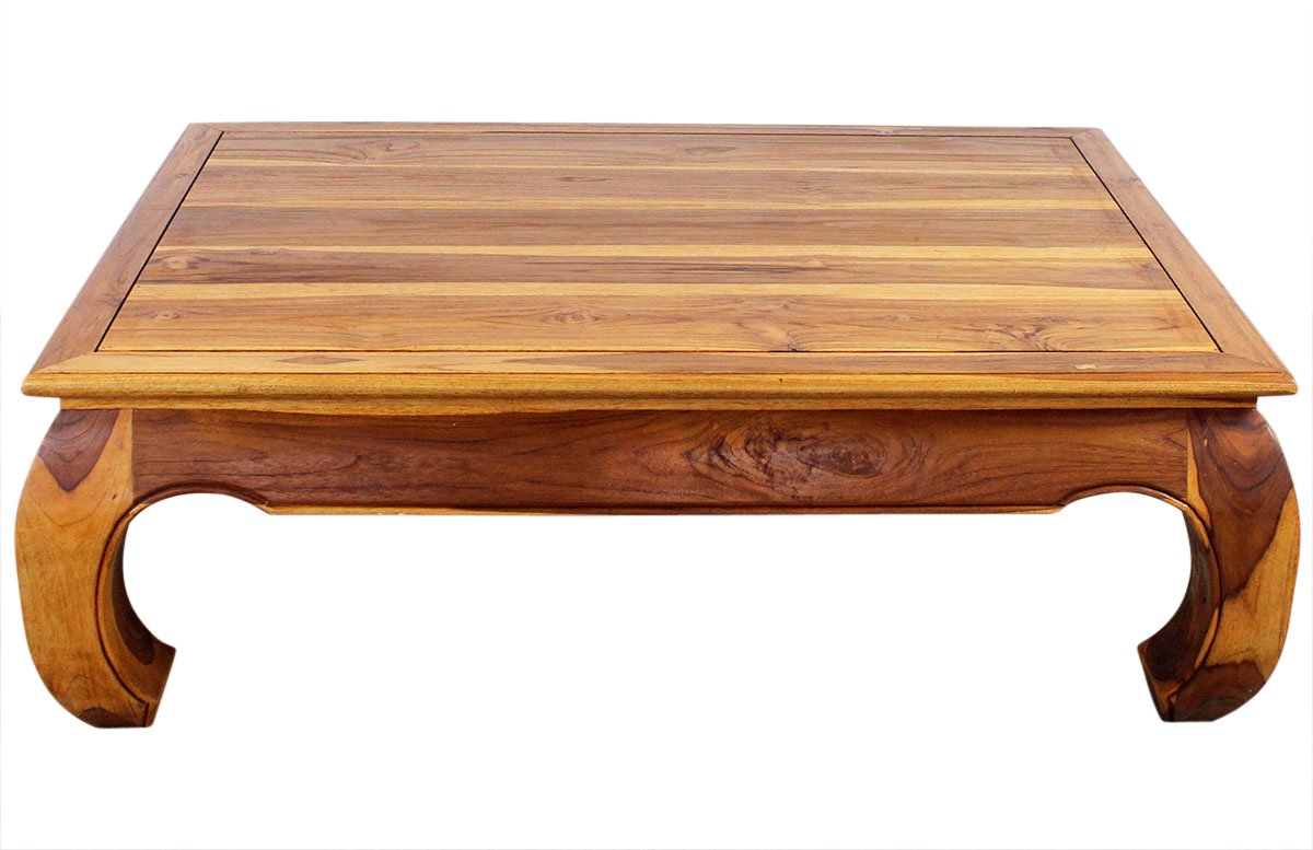 Haussmann® Teak Thai Opium Table 32 x 47 x 16 inch High Oak Oil