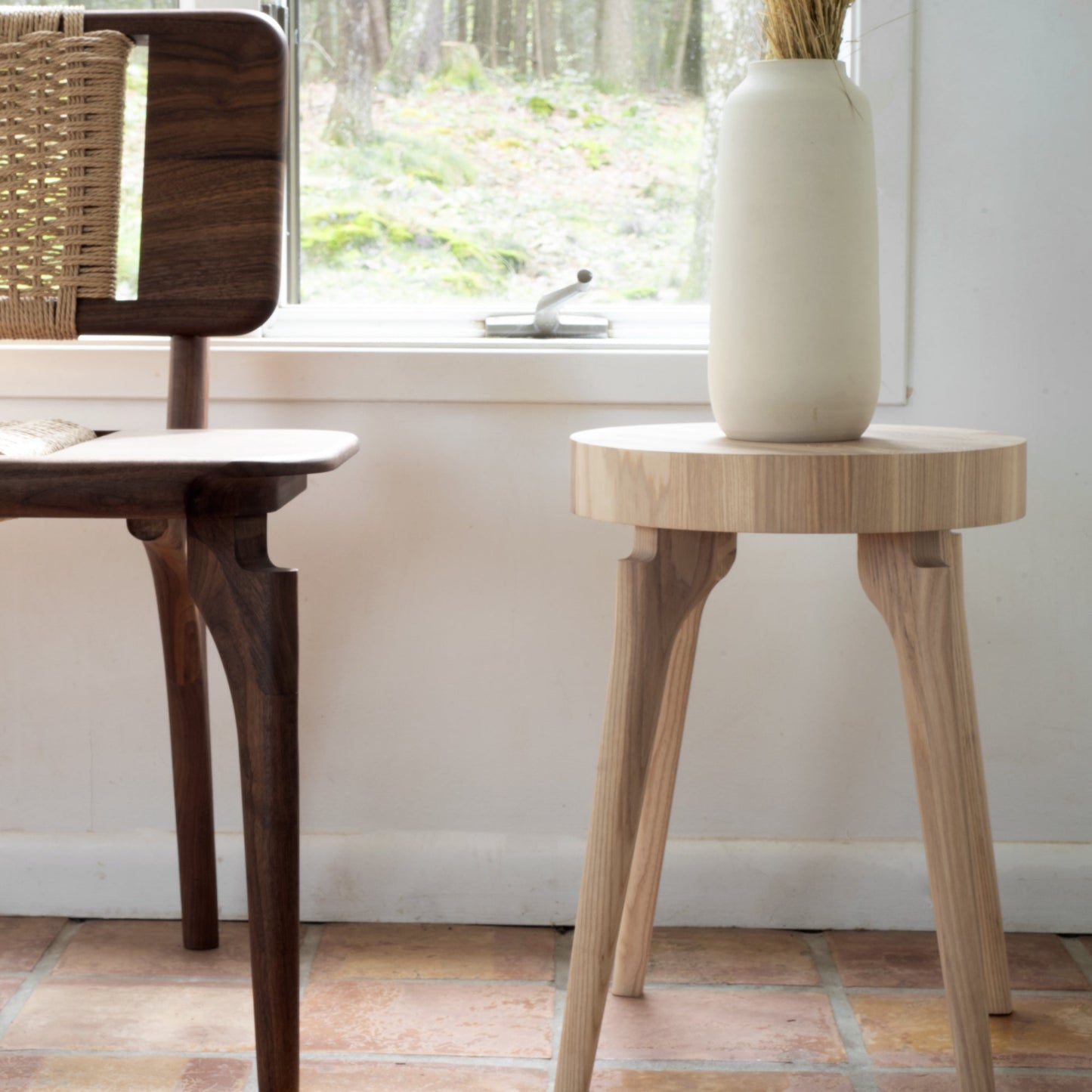 End Grain Side Table