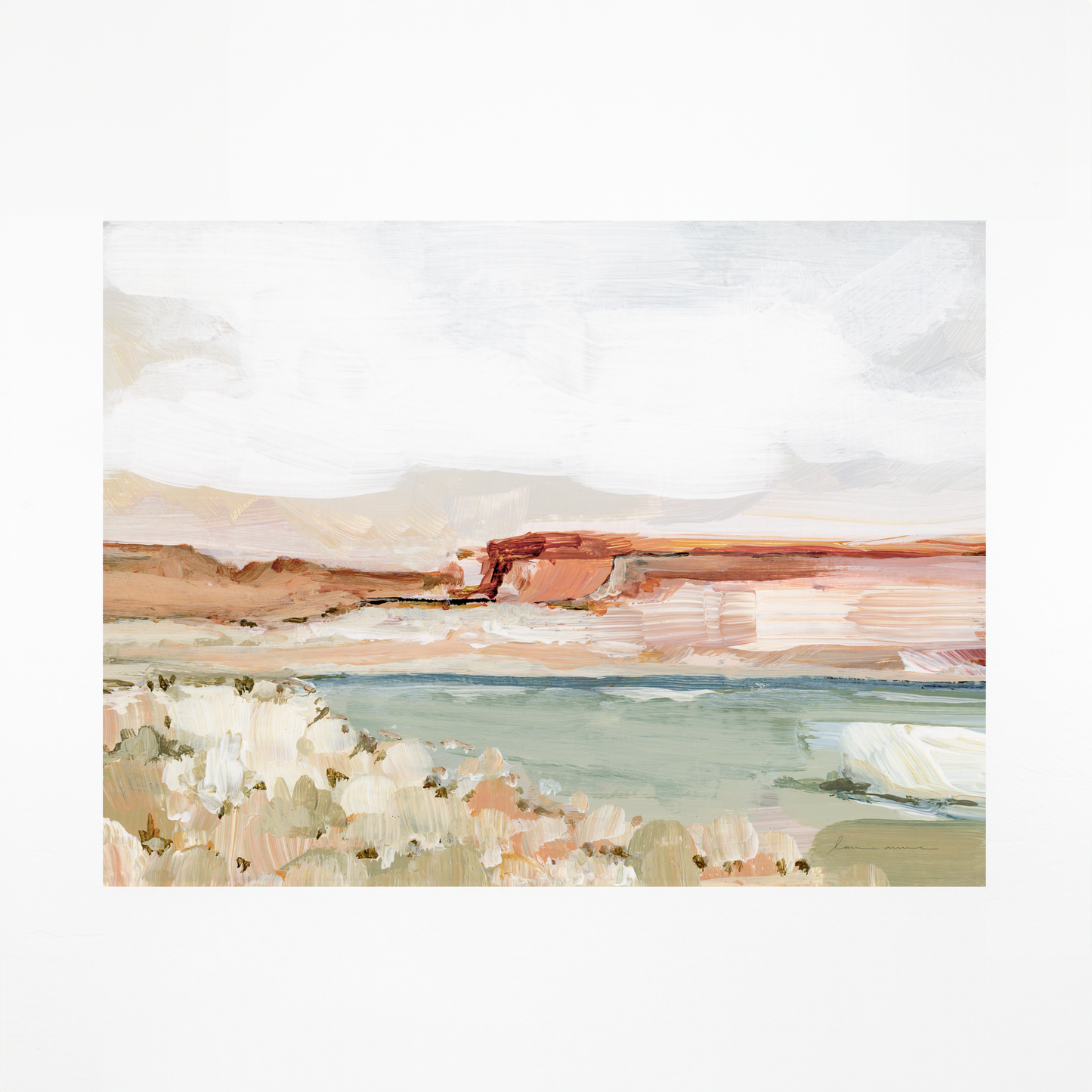 "Vermillion Cliffs" Art Print