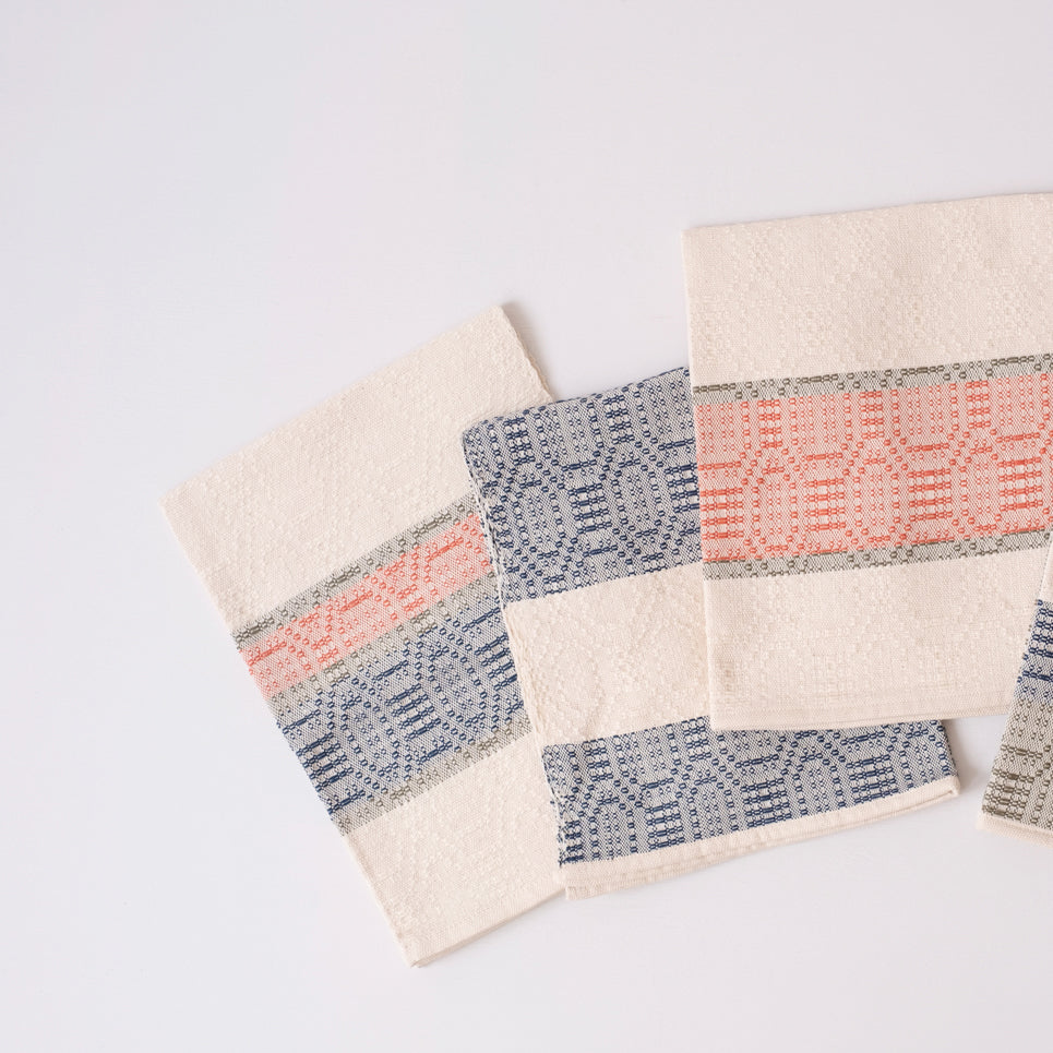 Homestead Hand Towel ~ Tricolor Stripe