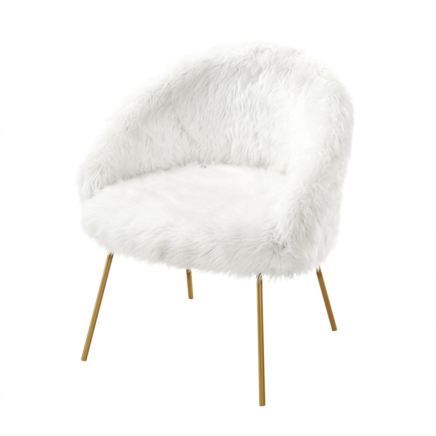 Ana Lux Fur Accent Chair