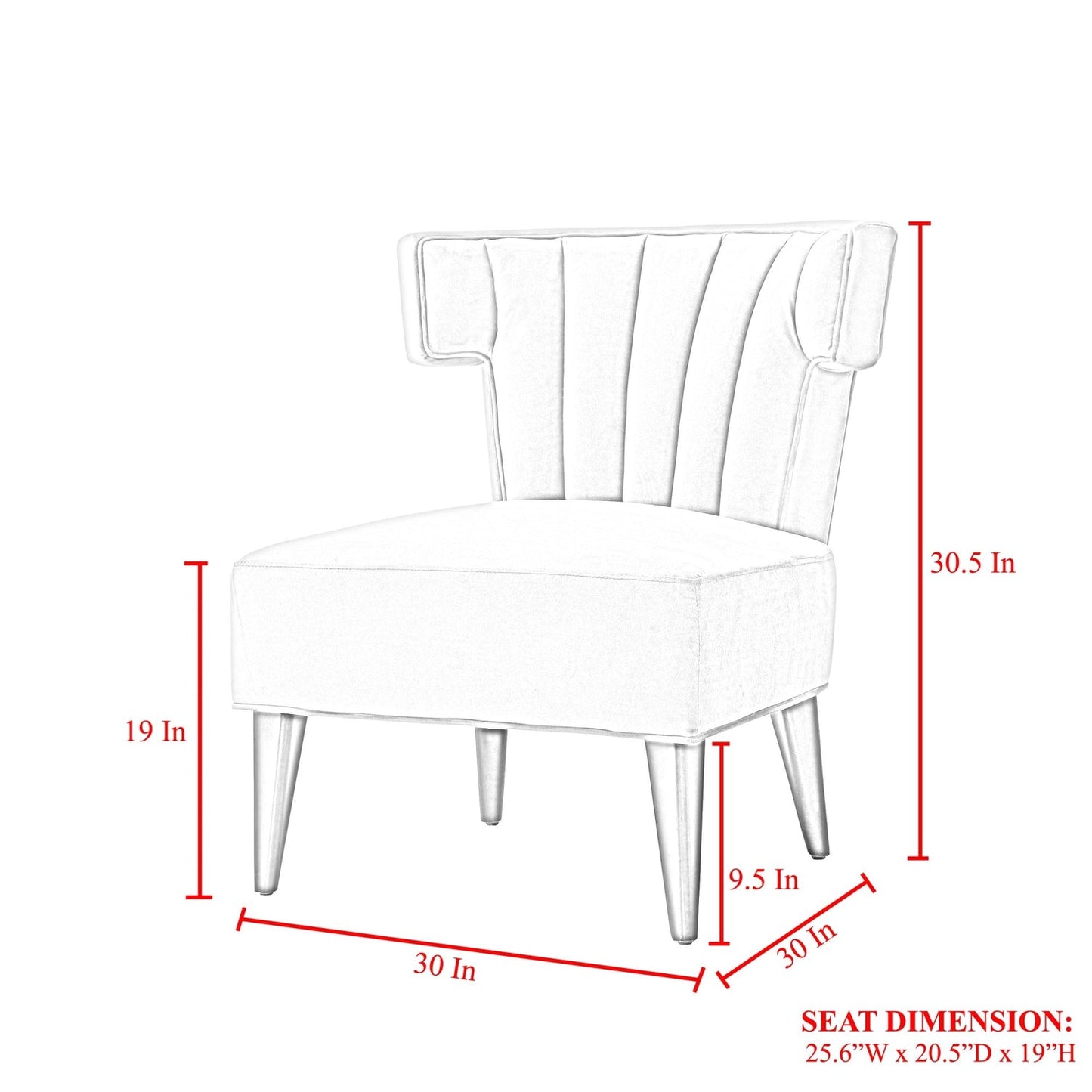 Elmer Accent Chair/ Slipper Chair